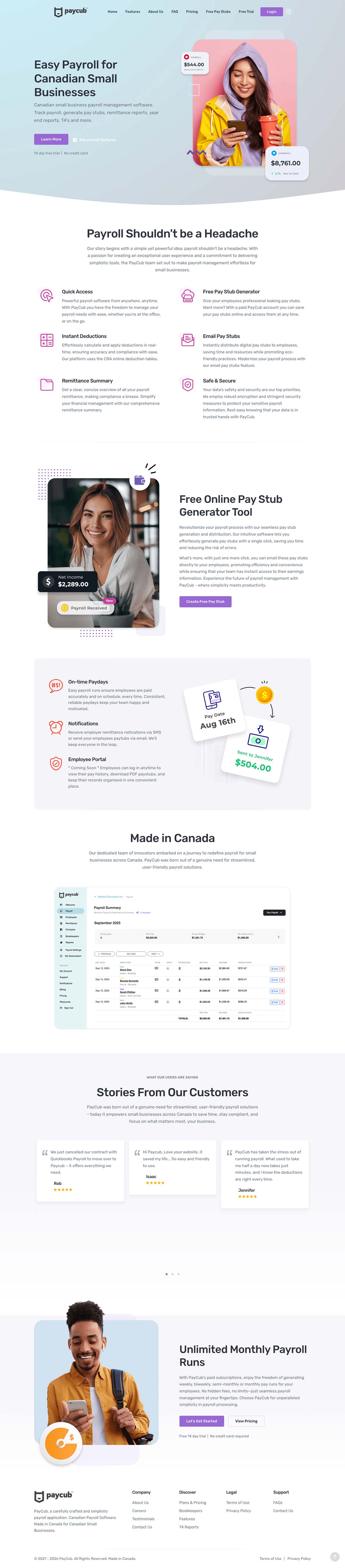 PayCub payroll platform